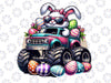 PNG ONLY Happy Easter Bunny Monster Truck Png, Monster Truck Easter Png, Easter Day Png, Digital Download