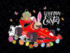 PNG ONLY Happy Easter Racing Car Png, Bunnies Eggs Hunt Png, Easter Day Png, Digital Download