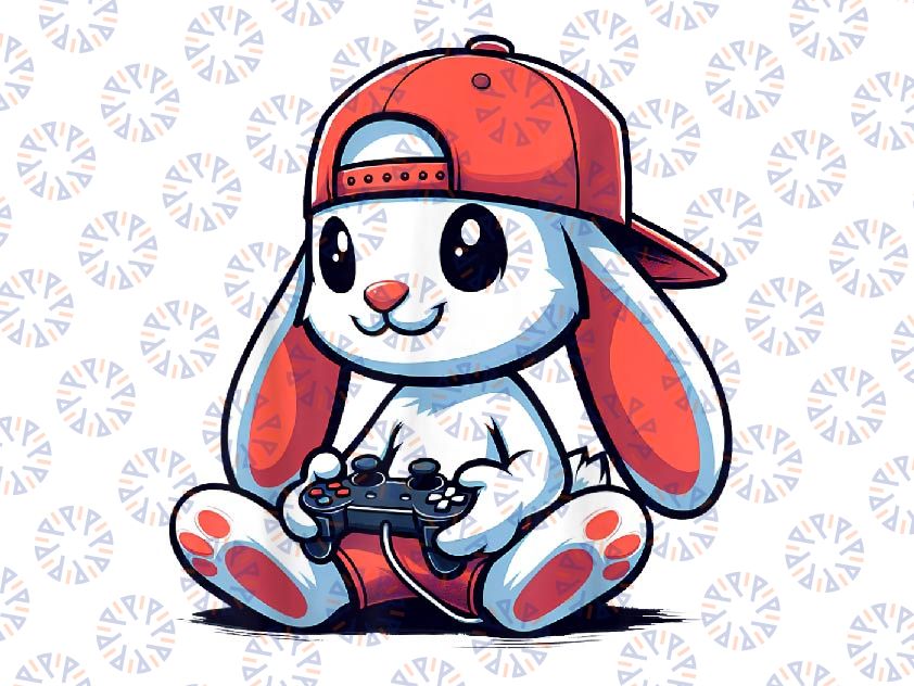 PNG ONLY Easter Bunny Egg Gamer Png, Happy Easter Day Funny Boys Png, Easter Day Png, Digital Download