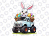 PNG ONLY Bunny Happy Easter Monster Truck Eggs Png, Monster Truck Easter Png, Easter Day Png, Digital Download