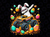 PNG ONLY Dabbing Bunny Easter Monster Truck Lovers Png, Easter Day Png, Digital Download