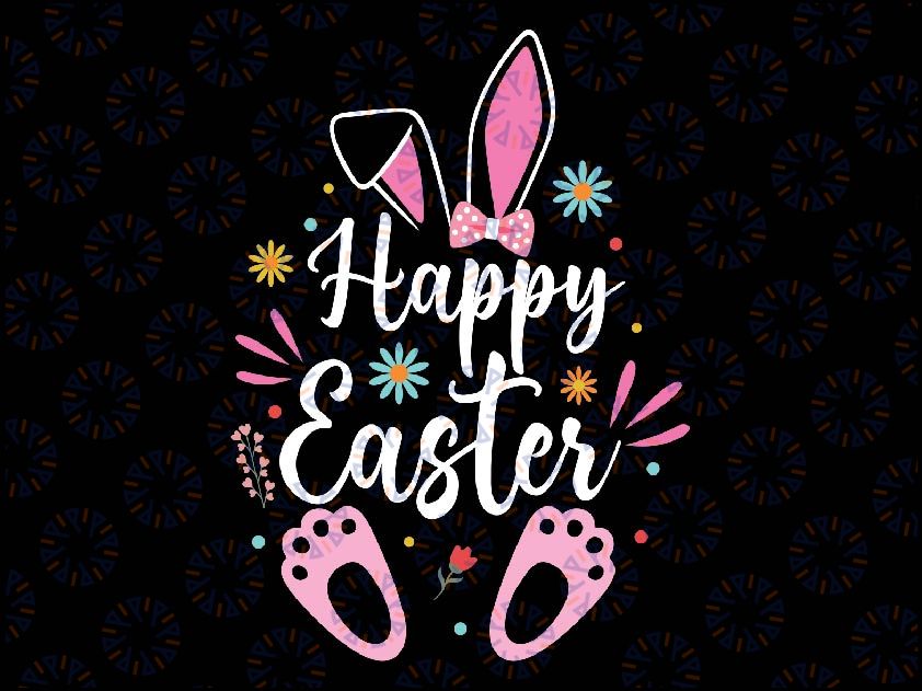 Cute Bunny Rabbit Egg Svg, Happy Easter Day 2024 Svg, Easter Day Png, Digital Download