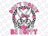 Happy Easter Groovy Bunny Face Png, Don't Worry Be Hoppy Bunny Png, Easter Day Png, Digital Download