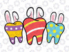 Funny Teeth Dental Squad Dentist Svg, Teeth Bunny Svg, Easter Day Png, Digital Download