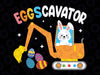 EggsCavator Easter Egg Hunt Construction Truck Svg, Bunny Easter Truck Svg, Easter Day Png, Digital Download