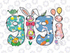Gigi Bunny Matching Family Easter Png, Cute Gigi Easter Day Png, Easter Day Png, Digital Download