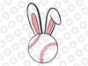 Funny Baseball Easter Svg, Bunny Easter Baseball Rabbit Svg, Easter Day Png, Digital Download