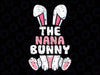 Custom Name Nana Bunny Easter Family Svg, Spring Easter Svg, Easter Day Png, Digital Download