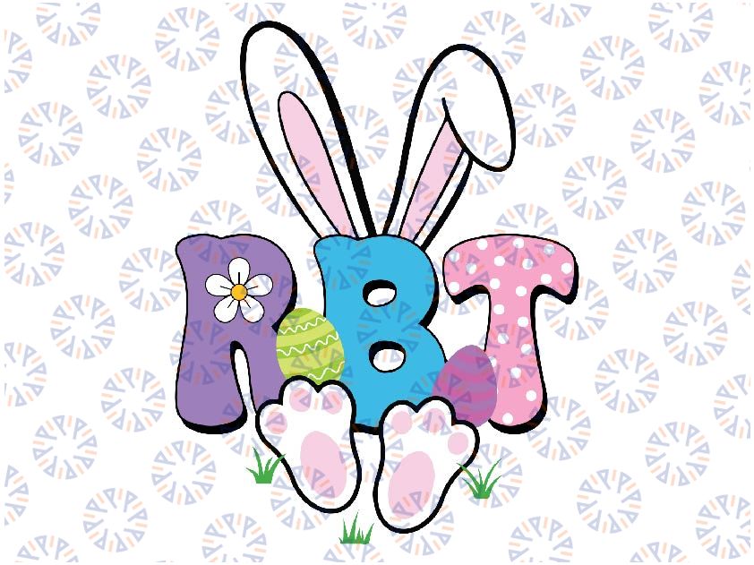 Easter Bunny RBT Neurodiversity Behavior Therapy Svg, Bunny ABA Easter Svg, Easter Day Png, Digital Download