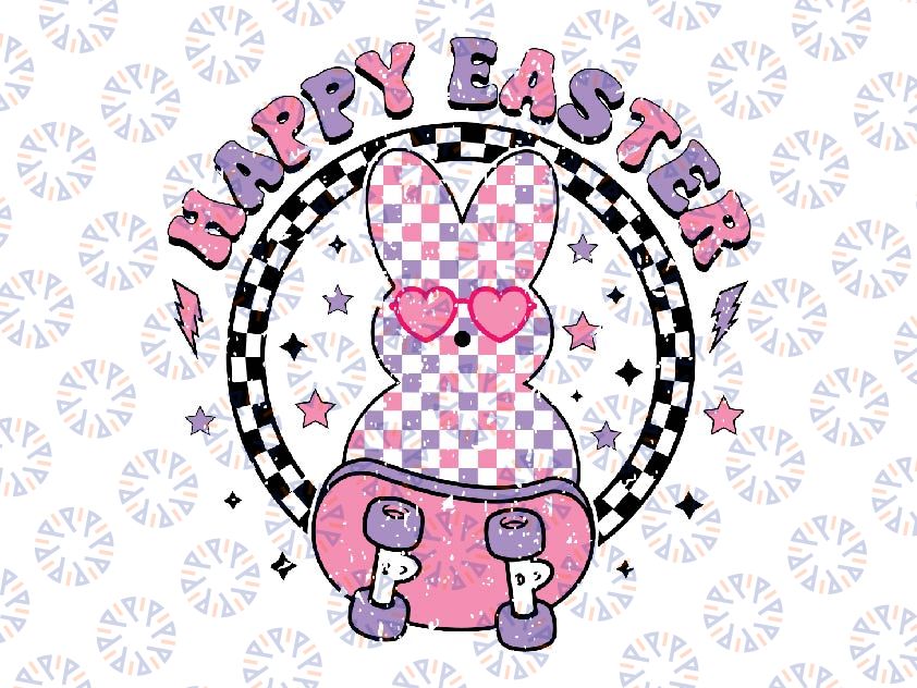 Happy Easter Day Funny Face Bunny Cool Egg Svg, Easter Bunny Rolling Svg, Easter Day Png, Digital Download