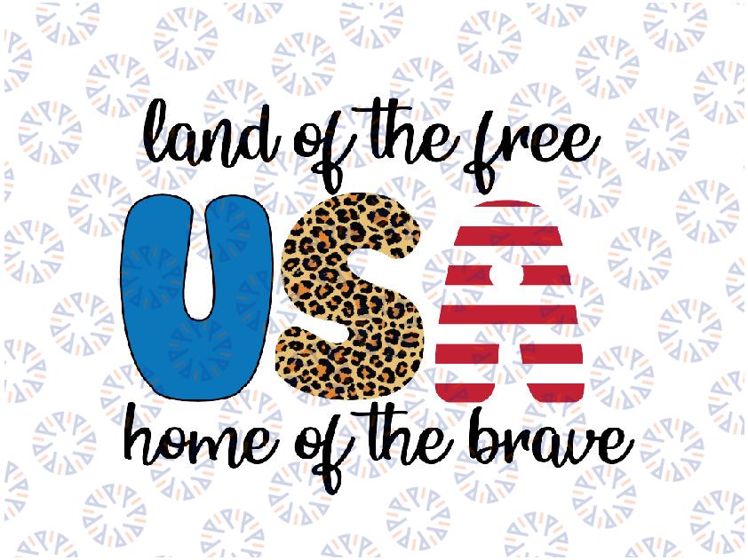 4th of July png, Leopard Print, Fourth of July png, America png, USA png, Digital Download, Printable, Instant Download, USA sublimation