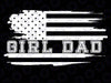 Father of Girls Svg, Cheer Dad Fathers Day Daddy America USA Flag Png, Girl Dad Flag Svg, Fathers Day Svg, Digital Download