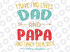 I Have Two Titles Dad And Papa Funny Father's Day Svg, Funny Mens Best Papa, Father's Day Svg, Fathers Day Svg, Digital Download