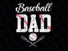 Baseball Dad Happy Fathers Day Svg, Baseball Png, Father's Day svg, Dad svg, Cut File For Cricut , Digital Download