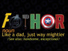 Fathor PngFile, Fathor Like A Dad Just Way Mightier Png, Fathor Definition Png, Superhero Dad Png, Father days, Digital Download