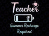 Tie Dye Last Day School - Teacher Summer Recharge Required Png, Teacher Battery Png, Teacherlife Png, Teacher Summer Png, Digital Download