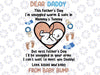 Dear Daddy This Father's day I'm Snuggled Warm and Safe In Mommy's Tummy Svg, Soon To Be Mum, Father's Day, Baby Bump Png Digital Download