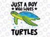 Just A Boy Who Loves Turtles Lover Gifts Sea Ocean Turtle Svg, Ocean Animal Svg, Land Turtle Svg, Digital Download