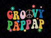 Retro Groovy Pap Pap Svg, Dad Grandpa Flower Svg, Father's Day Png, Digital Download