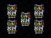 Proud Dad Of A 2024 5th Grade Graduate Svg, Proud Daddy Graduate Svg, Father's Day Png, Digital Download