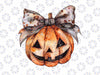 PNG ONLY Halloween Coquette Bow Png, Pumpkin Fall Vibes Spooky Mama Png, Halloween Png, Digital Download