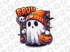 PNG ONLY Bruh Ghost Halloween Png, Cute Ghost Trick Or Treat Pumkin Png, Halloween Png, Digital Download