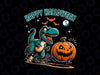 PNG ONLY Halloween Pumpkin Dinosaur Png, Funny T-rex Pumpkin Bat Png, Halloween Png, Digital Download