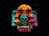 PNG ONLY (Use dark background only) Summer Halloween Holiday Png, Skull Summerween Png, Halloween Png, Digital Download