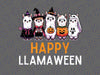 PNG ONLY Kawaii Llama Witch Halloween Png, Cute Llama Ghost Png, Halloween Png, Digital Download