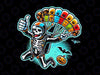 PNG ONLY Halloween Skeleton Skydiving Png, Parachute Skeleton Png, Halloween Png, Digital Download