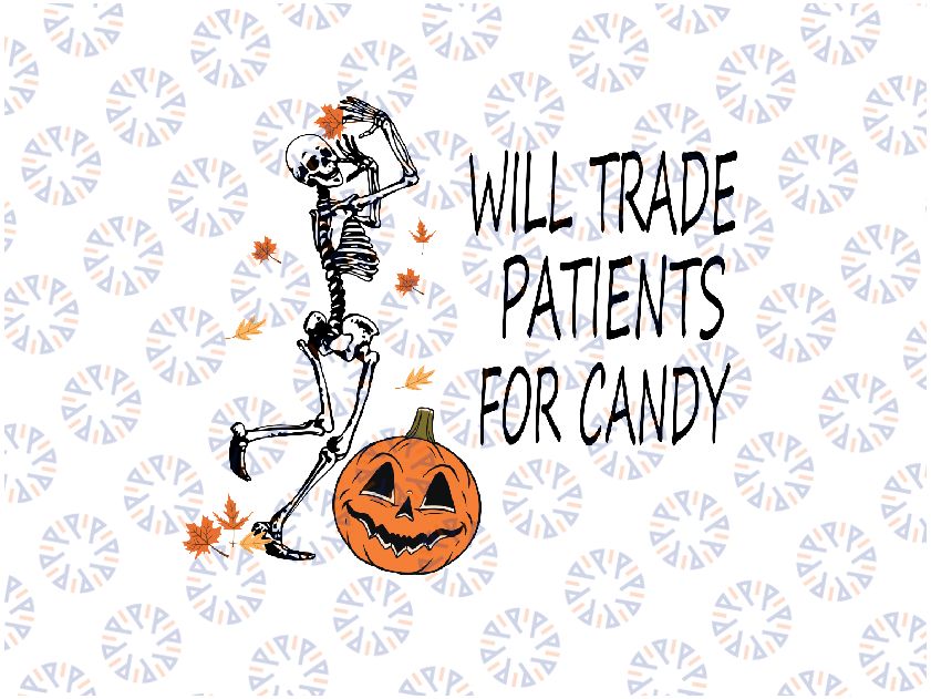 Funny Skeleton Nurse Svg, Cute Nurse Halloween Svg, Halloween RN Night Svg, Medical Halloween, Happy Halloween Png, Digital Download