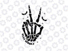 Cute Stay Spooky Skeleton Hands Svg, Funny Halloween Skull Spooky Season Svg, Happy Halloween Png, Digital Download