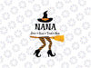 Personalized Names Nana Witch Svg Png, Custom Nana With Grandkids Names Svg, Fall Halloween Spooky, Happy Halloween Png, Digital Download