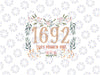 Flower 1692 They Missed One - Flower Halloween Witch Png, Vintage halloween, Women Witch Png, Happy Halloween Png, Digital Download