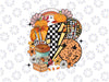 Fall Vibes Png, Retro Fall Png, Smile Face Png, Pumpkin Png, Trendy Fall Png, Checkered Lighting, Happy Halloween Png, Digital Download