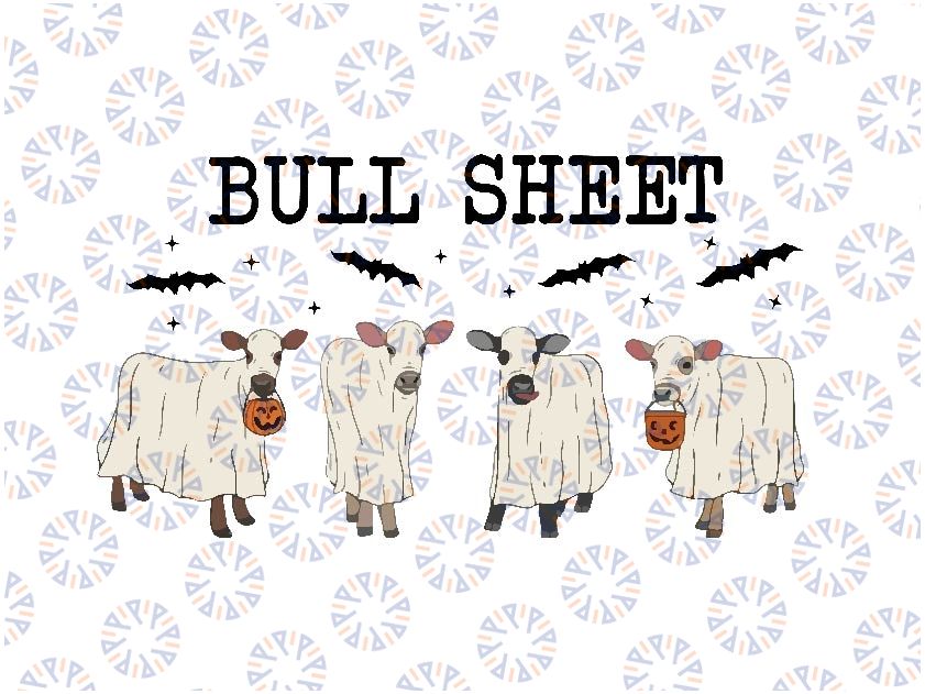 Bull Sheet Png, Boo Ghost Png, Funny Halloween, Cute Ghost Png, Happy Halloween Png, Digital Download