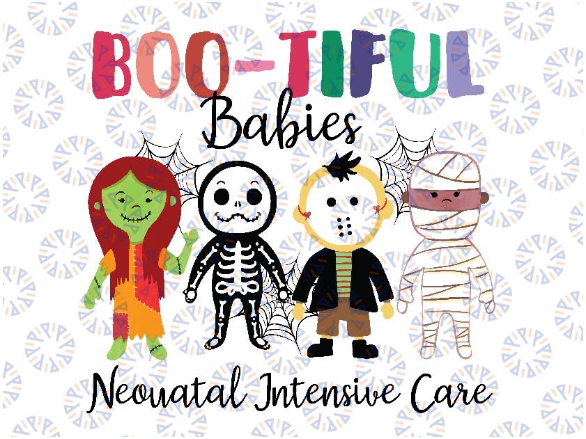 Boo-tiful Babies Neonatal Intensive Care Png, Boo Boo Crew Png, Spooky NICU Nurse Png, Happy Halloween Png, Digital Download