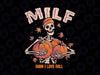 MILF Man I Love Fall Png, Funny Skeleton Pumpkin Halloween Png, Fall Vibes Png, Happy Halloween Png, Digital Download