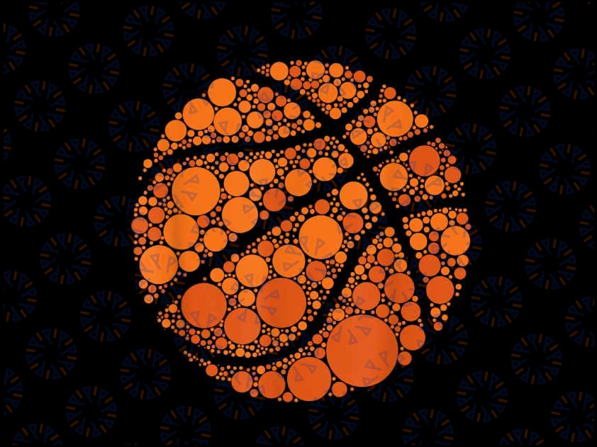 International Dot Day Basketball Png, Sports Dot Basketball Png, Funny Design Png, Digital Download