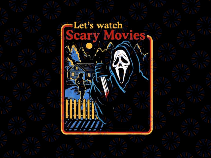 Funny Halloween Let'S Watch Scary Horror Movies Ghost Png,