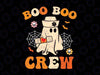 Groovy Boo Boo Crew Nurse Svg, Funny Ghost Women Halloween Nurse Svg, Happy Halloween Png, Digital Download