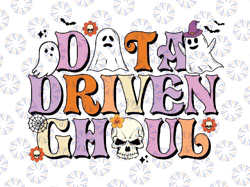 Cute Ghosts Halloween ABA Behavior Therapy Data Driven Ghoul Svg, Data Driven Ghoul Halloween Svg, Happy Halloween Png, Digital Download