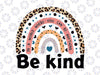 Unity Day Orange Anti Bullying Leopard Png, Be kind Rainbow Leopard Png,  Digital Download