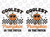 Coolest Pumpkin In The Patch Svg,Pumpkin Boy Svg, Spooky Season Png, Pumpkin Spice Sublimation Design, Instant Download