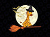 Halloween Giraffe Ride Witch Shotgun Svg, Cute Giraffe Svg, Spooky Ghost Witch Svg, Happy Halloween Png, Digital Download