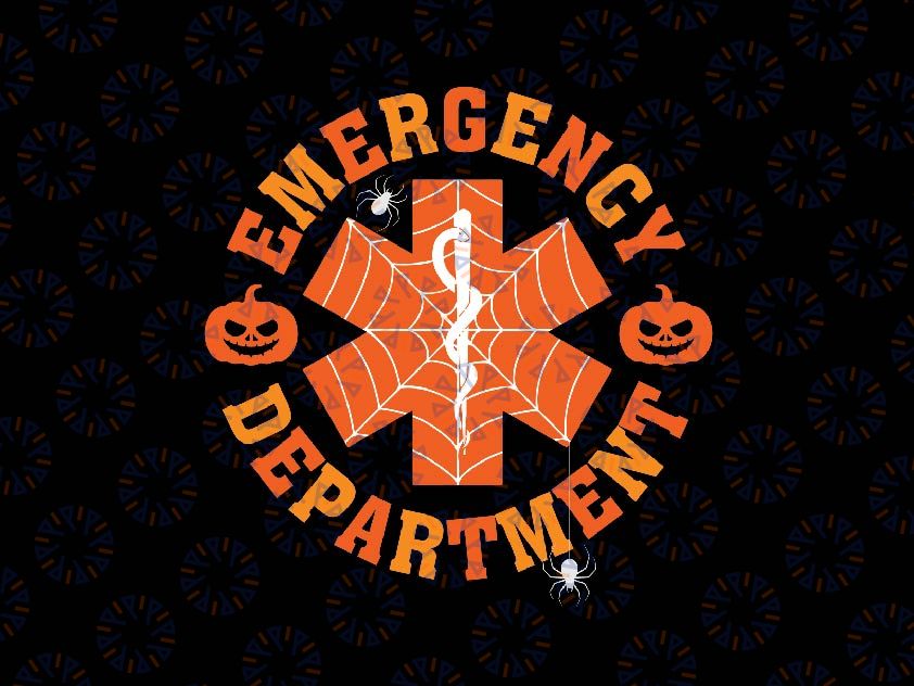Emergency Department Halloween Svg, Emergency Room Nursing Nurse Svg, Happy Halloween Png, Digital Download