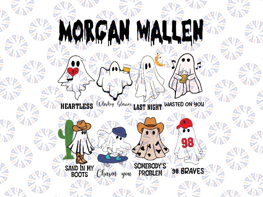 Halloween Morgan Wallen Svg, Cute Halloween Ghost Svg, Morgan Wallen Ghost Svg, Happy Halloween Png, Digital Download