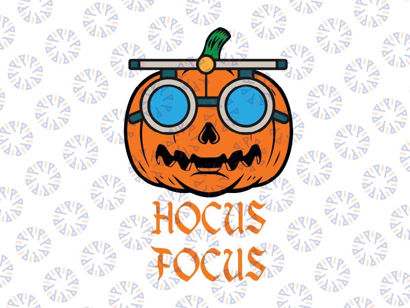 Hocus Focus Optometry Halloween Svg, Funny Optometrist Eye Doctor Svg, Happy Halloween Png, Digital Download