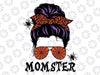 Momster PNG, Halloween Mama png, Spooky Mama png, Momster png, Halloween Mom png, Messy Bun Halloween png, Momster Sublimation