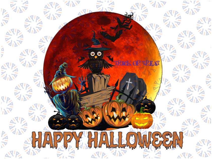 Halloween, Happy Halloween Png, Witch Png, Owl Png, Gnome With Png, Pumpkin Png